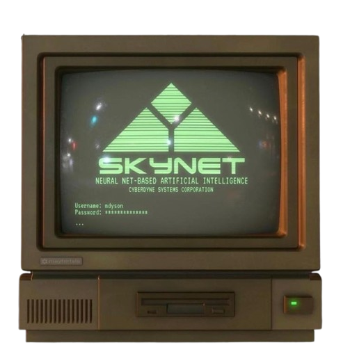 AI Global Stability - Monochrome Figures